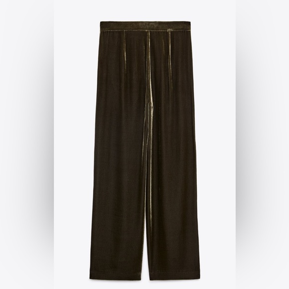 Zara velvet pants size M - Picture 1 of 6